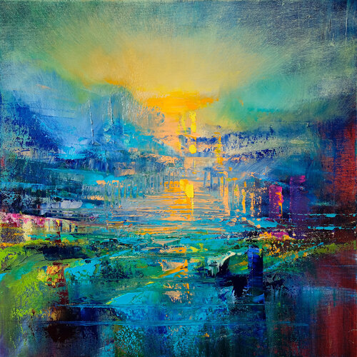 Ein neuer Tag van Annette Schmucker, Schilderij te koop op Singulart