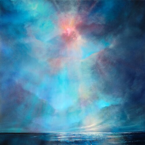 Kraft und Stille - Power and silence von Annette Schmucker, Malerei kaufen auf Singulart