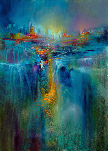 Am Horizont van Annette Schmucker, Schilderij te koop op Singulart