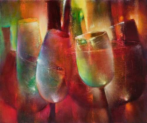 Zu später Stunde by Annette Schmucker, Painting for Sale on Singulart