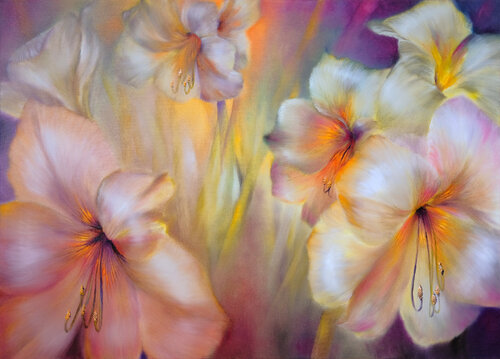 Winterleuchten van Annette Schmucker, Schilderij te koop op Singulart