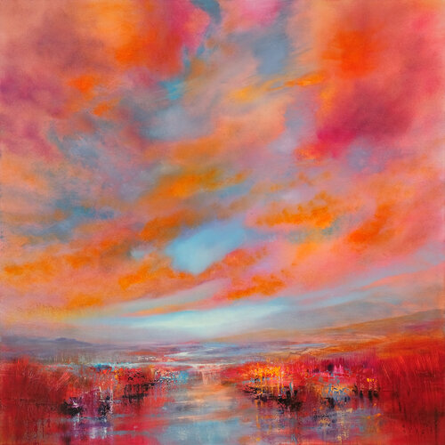 Träumen - just dreaming di Annette Schmucker, Pittura in vendita su Singulart