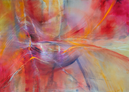 Die Berührung van Annette Schmucker, Schilderij te koop op Singulart