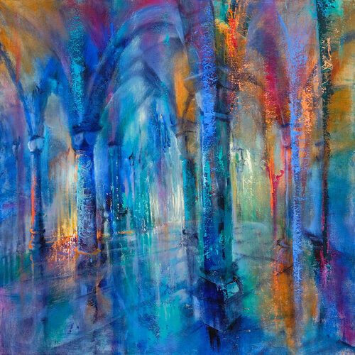 Säulenhalle di Annette Schmucker, Pittura in vendita su Singulart
