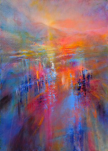 Vibrant view_ di Annette Schmucker, Pittura in vendita su Singulart