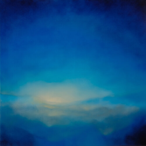 Into The Blue van Annette Schmucker, Schilderij te koop op Singulart