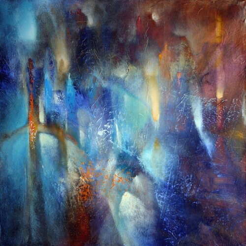 Stadt der Brücken und Türme di Annette Schmucker, Pittura in vendita su Singulart