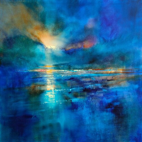 Iceland van Annette Schmucker, Schilderij te koop op Singulart
