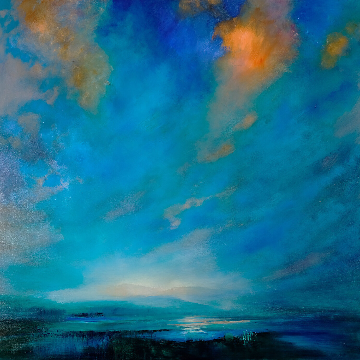 Lerne nur das Glück ergreifen.... Annette Schmucker Dipinto originale in vendita