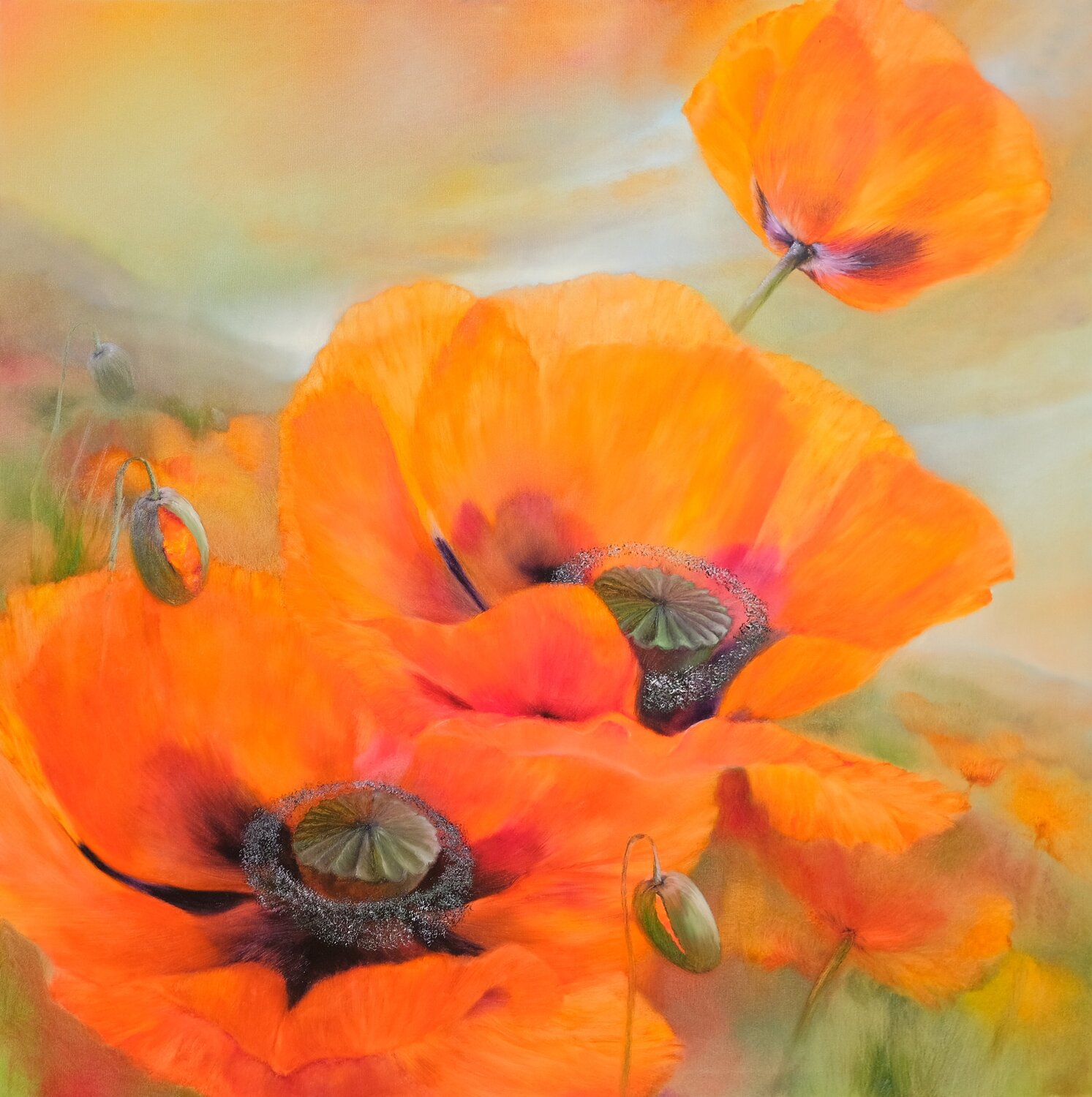 Tröstliche Aussichten - Comforting prospects Annette Schmucker Originalgemälde zu verkaufen