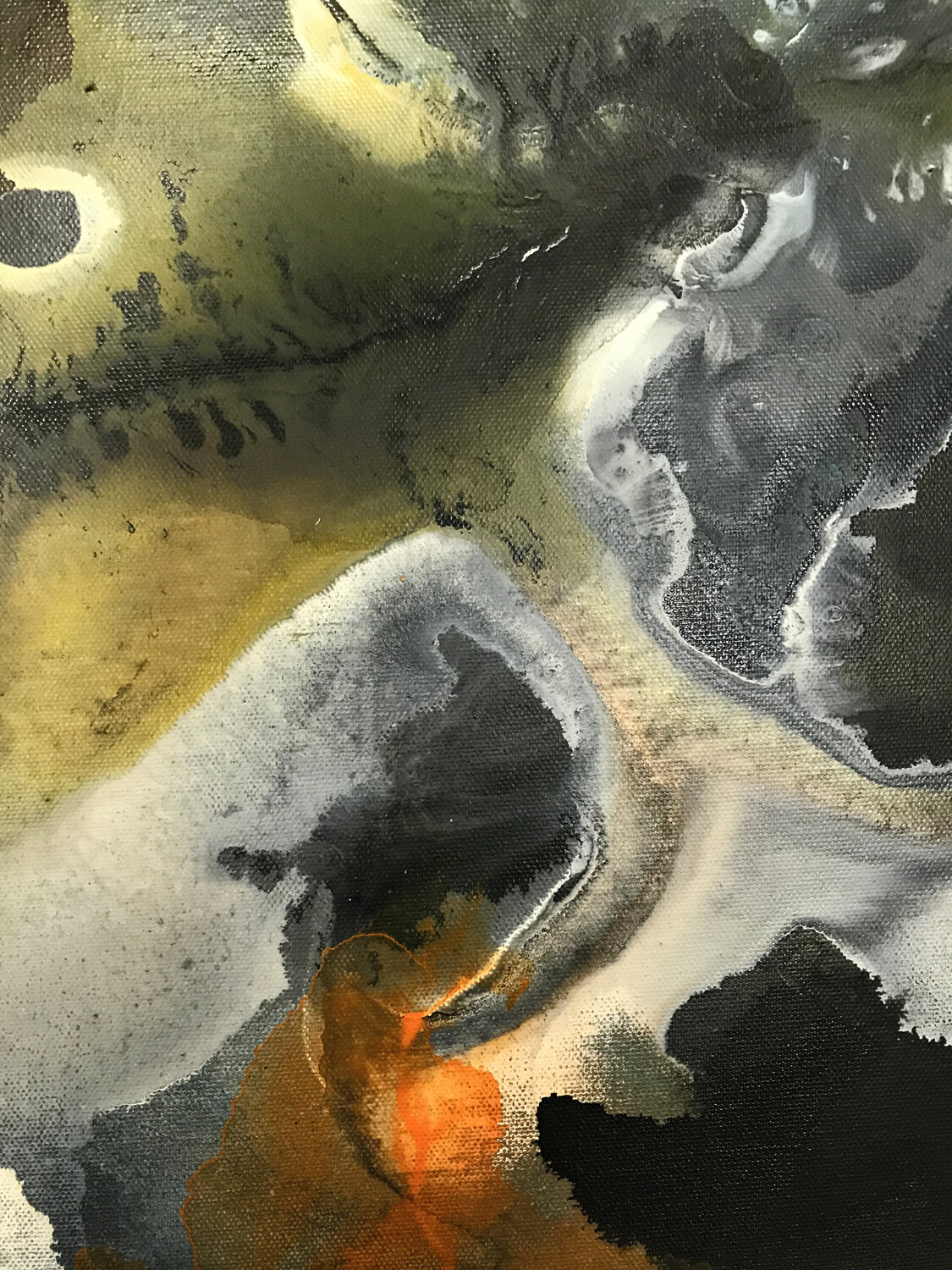 現代アート 抽象画 Kris Haas 一点物 サイン 現代アート 抽象画 Kris