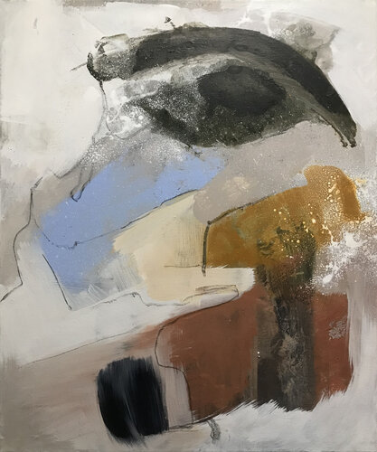 現代アート 抽象画 Kris Haas 一点物 サイン 現代アート 抽象画 Kris Haas 一点物 サイン