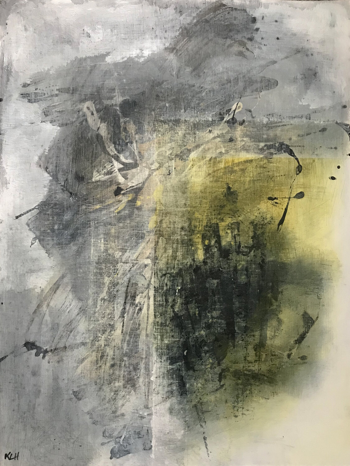 現代アート 抽象画 Kris Haas 一点物 サイン 現代アート 抽象画 Kris Haas 一点物 サイン