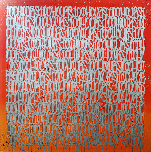 100 hours van Mr.Popcorn, Schilderij te koop op Singulart