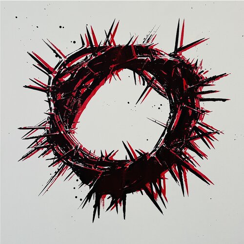 Black & red offset von Mr.Popcorn, Malerei kaufen auf Singulart