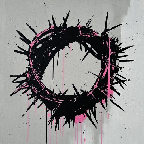 Pink & grey di Mr.Popcorn, Pittura in vendita su Singulart