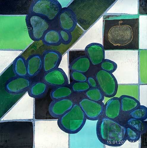 Noch dies und das vom Leben erwarten van Beate Stadler, Schilderij te koop op Singulart