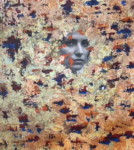 Girl in Gold de Nena Lang, Pintura a la venta en Singulart