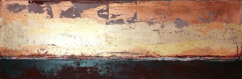 Golden sky von Brigitte Dravet, Malerei kaufen auf Singulart