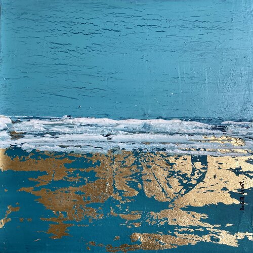 The sky is in the sea von Brigitte Dravet, Malerei kaufen auf Singulart