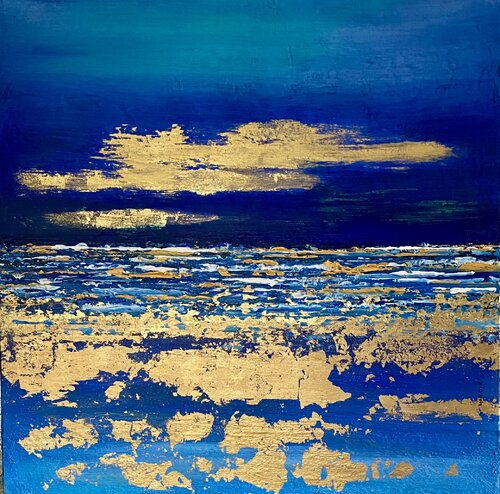 L'or de la mer von Brigitte Dravet, Malerei kaufen auf Singulart