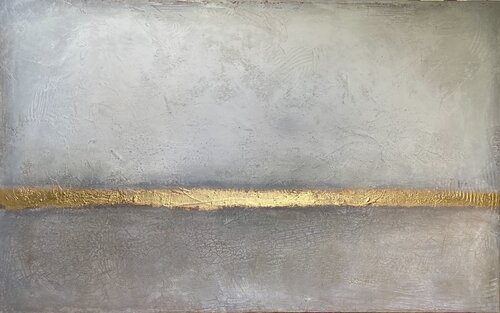 Border of gold von Brigitte Dravet, Malerei kaufen auf Singulart
