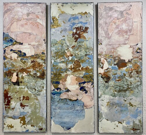 Palazzo Grassi (tryptiques) von Brigitte Dravet, Malerei kaufen auf Singulart