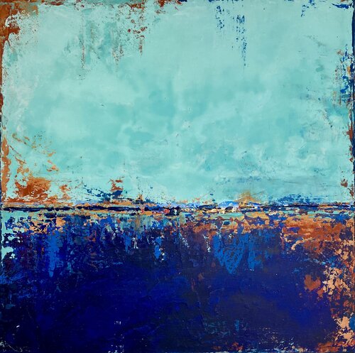 Blue energy van Brigitte Dravet, Schilderij te koop op Singulart