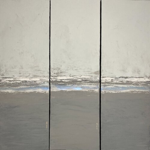 Walking on the beach (tryptiques) Brigitte Dravet