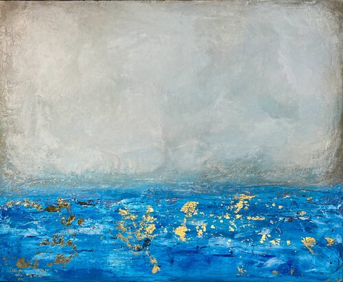 La danse des vagues von Brigitte Dravet, Malerei kaufen auf Singulart