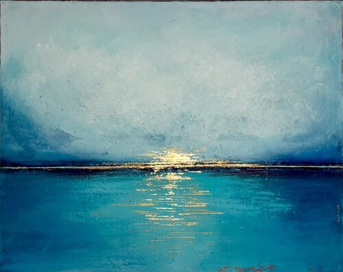 Gold spark von Brigitte Dravet, Malerei kaufen auf Singulart