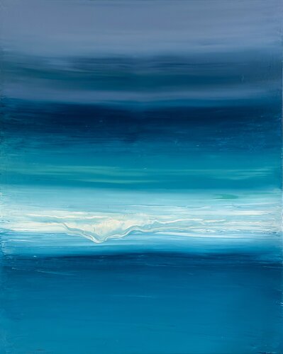 Down to the overflow by Brigitte Dravet, Painting for Sale on Singulart