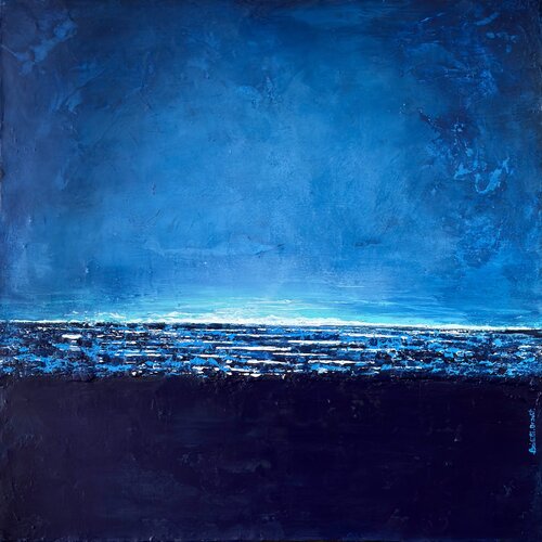 Blue light de Brigitte Dravet, Pintura a la venta en Singulart