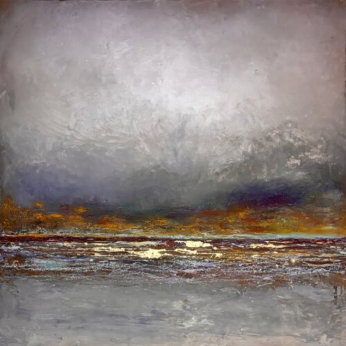 Behind the fog de Brigitte Dravet, Pintura a la venta en Singulart