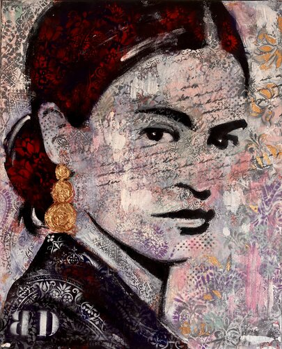 The look of Frida di Brigitte Dravet, Pittura in vendita su Singulart