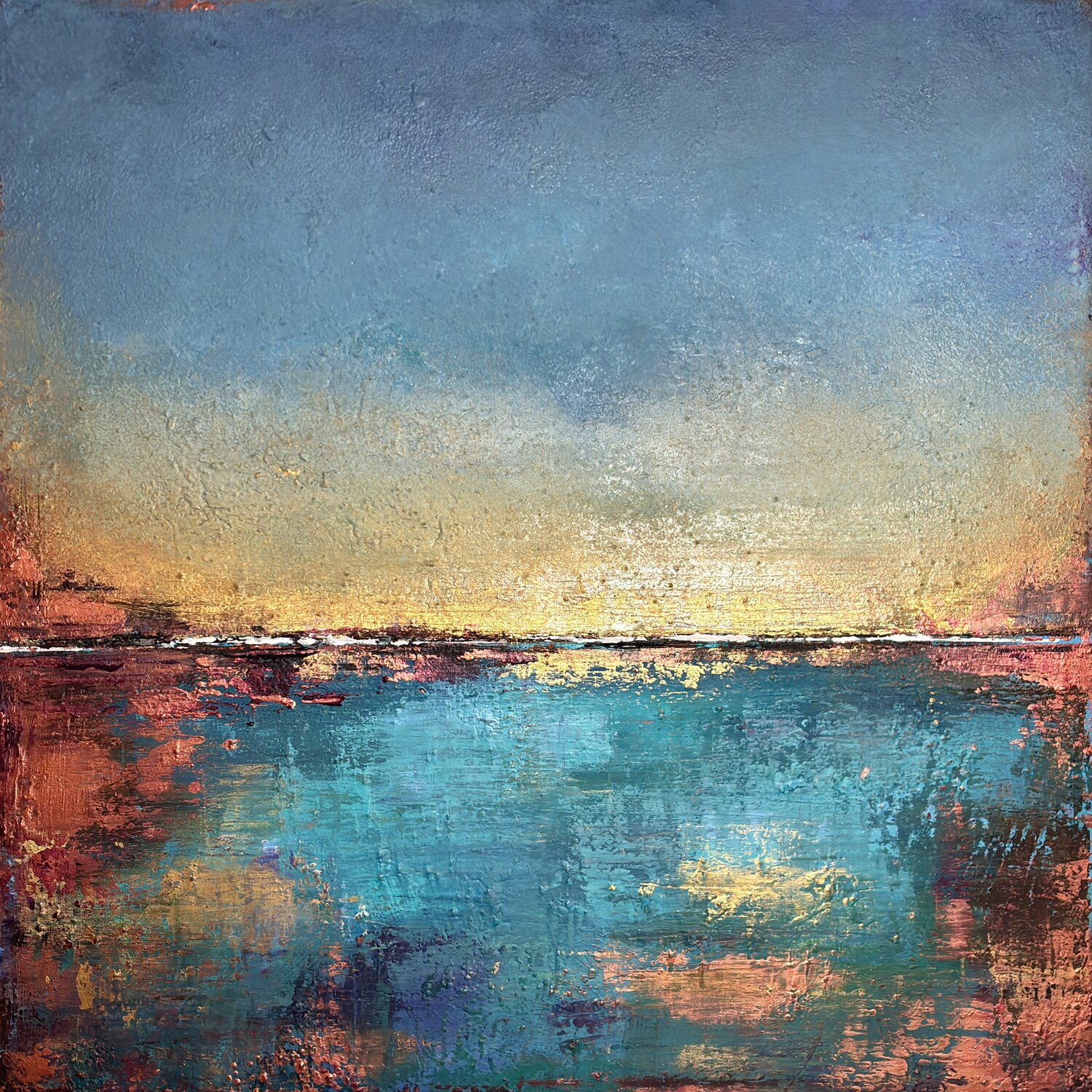 Rêver sa vie en couleurs Brigitte Dravet Dipinto originale in vendita