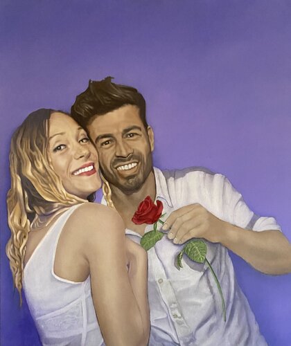 Marta e Christian van Elisa Spagnoli, Schilderij te koop op Singulart