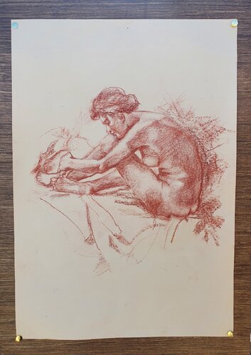 Nudo femminile di Elisa Spagnoli, Disegno in vendita su Singulart