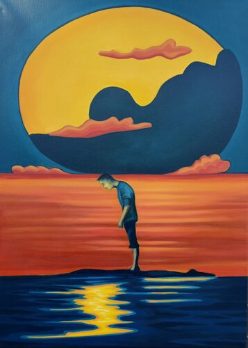 Stasi momentanea di Elisa Spagnoli, Pittura in vendita su Singulart