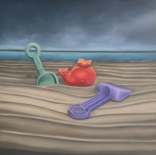 La mia spiaggia di Elisa Spagnoli, Pittura in vendita su Singulart