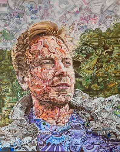 Selbstportrait par Eric Hubbes, Peinture en vente sur Singulart