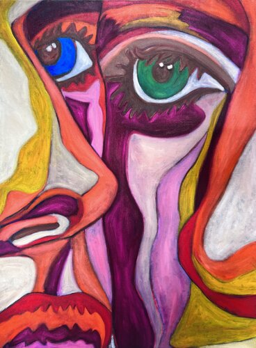 Fauve Glance van Mathilde Polidori, Schilderij te koop op Singulart