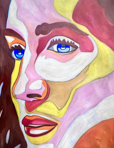 Pink Glance van Mathilde Polidori, Schilderij te koop op Singulart