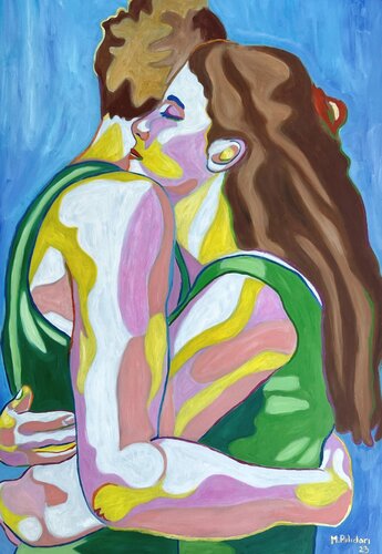 Printemps suspendu #2, Serre moi fort par Mathilde Polidori, Peinture en vente sur Singulart