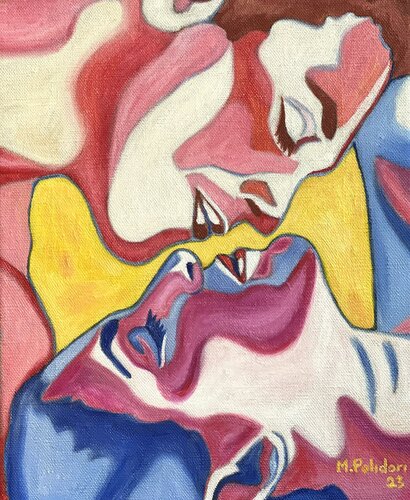 Violet Love van Mathilde Polidori, Schilderij te koop op Singulart