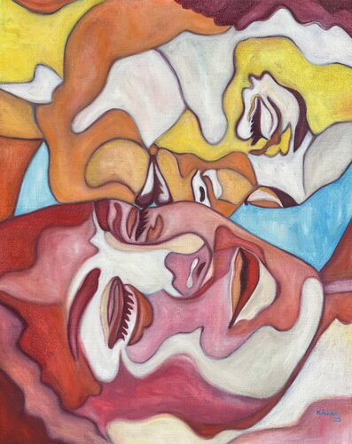 Autumn Kiss van Mathilde Polidori, Schilderij te koop op Singulart