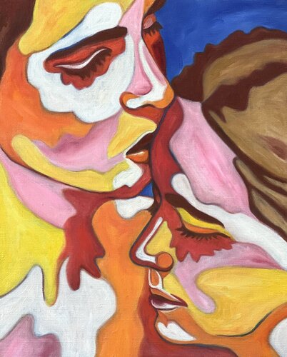 Comfort kiss von Mathilde Polidori, Malerei kaufen auf Singulart