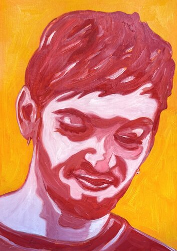 Pantone rouge, dreamer von Mathilde Polidori, Malerei kaufen auf Singulart