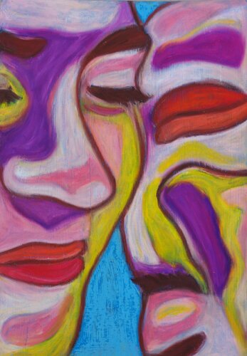 Purple nap by Mathilde Polidori, Painting for Sale on Singulart