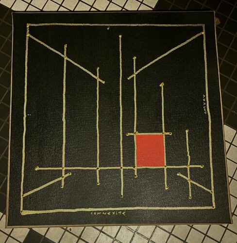 Connexité 7 by Irène Pordea, 油畫 for Sale on Singulart